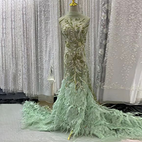 Feather lace Fabric