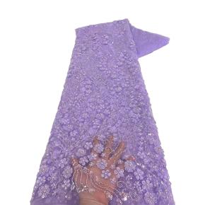 Embroidery Floral Tulle Beaded Sequin Flower Embroidery MN2830